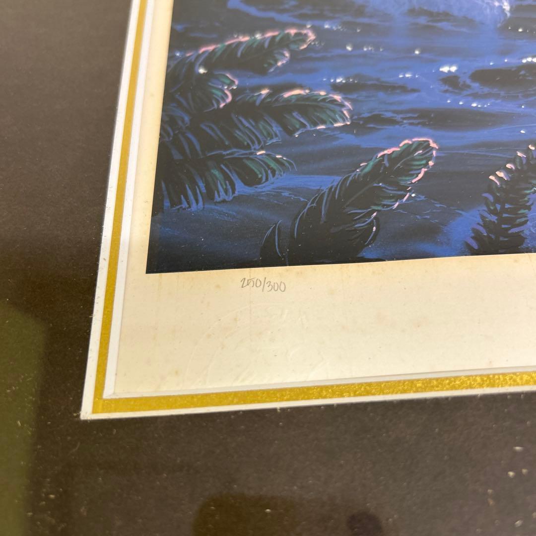 真作 C.R.Lassen ラッセン ラハイナスターライトⅡ ミクスドメディア