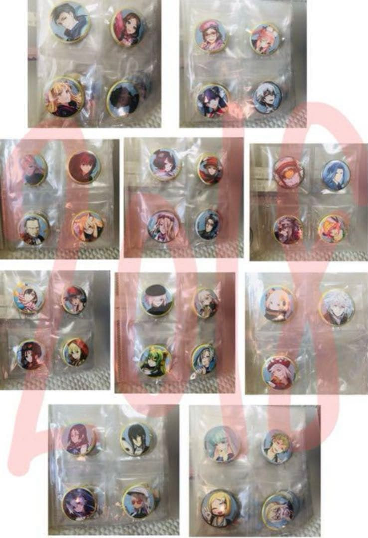 FGO fes 2017、2018 霊基召喚缶バッジ【ほぼ】フルセット