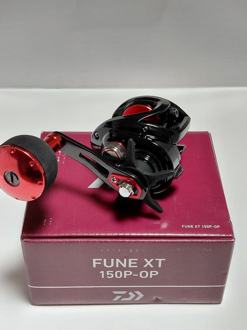 FUNE XT 150P-OP 両軸リール ブラック/レッド