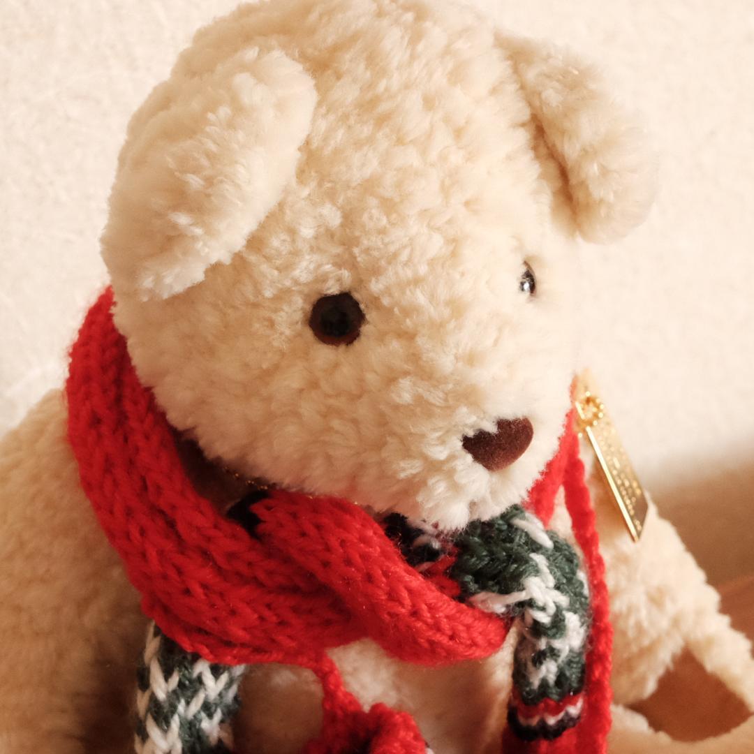日本製　モンスイユ　くま　ぬいぐるみ　テディベア　マフラー　手袋
