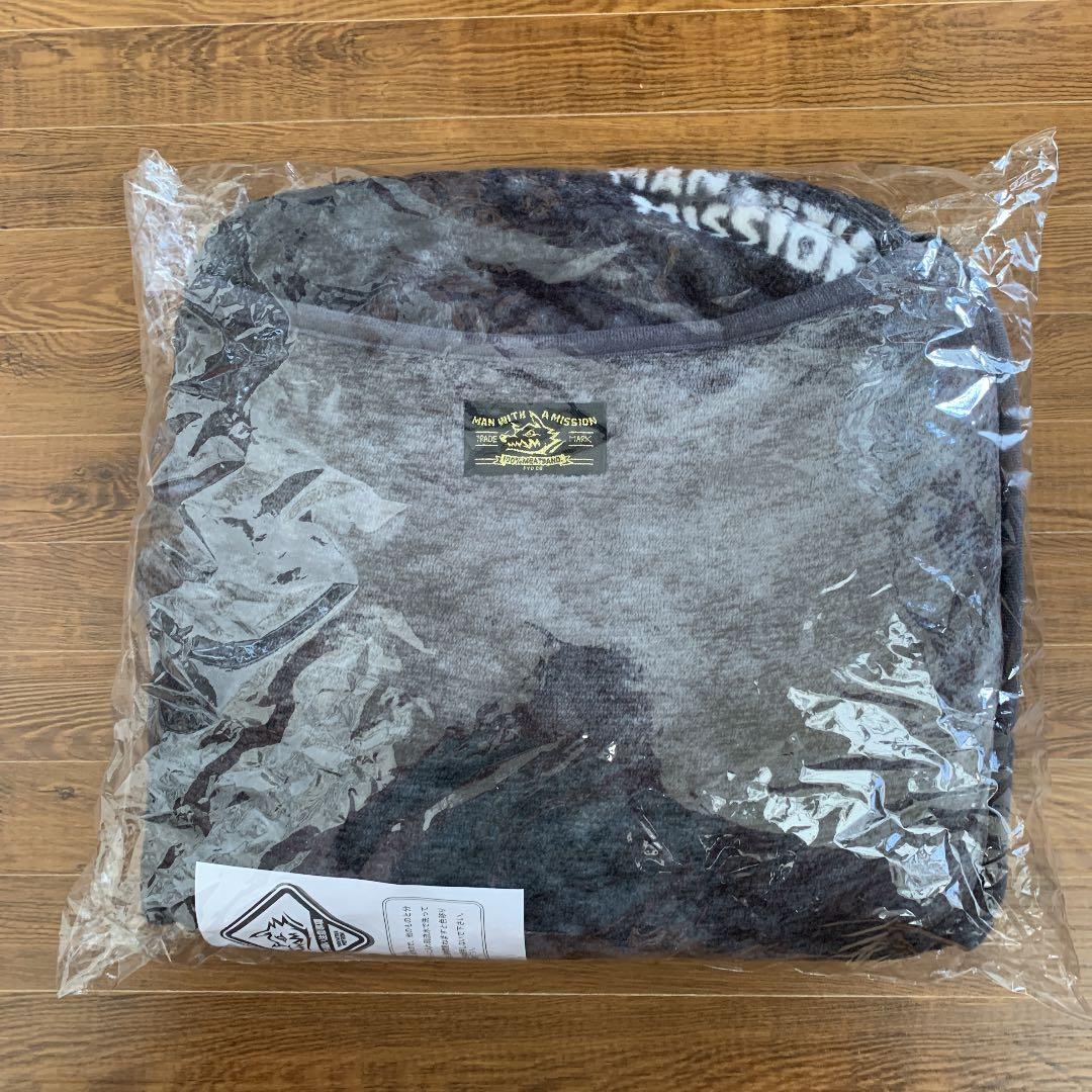 マンウィズアミッション　ブランケットお毛並みずきん