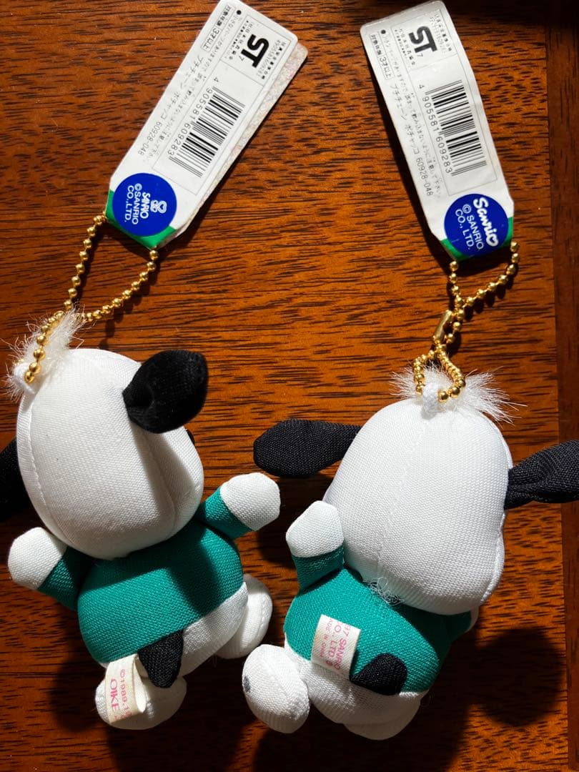 激レア ポチャッコ マスコット2点セット ボールチェーンキーホルダー 1997年