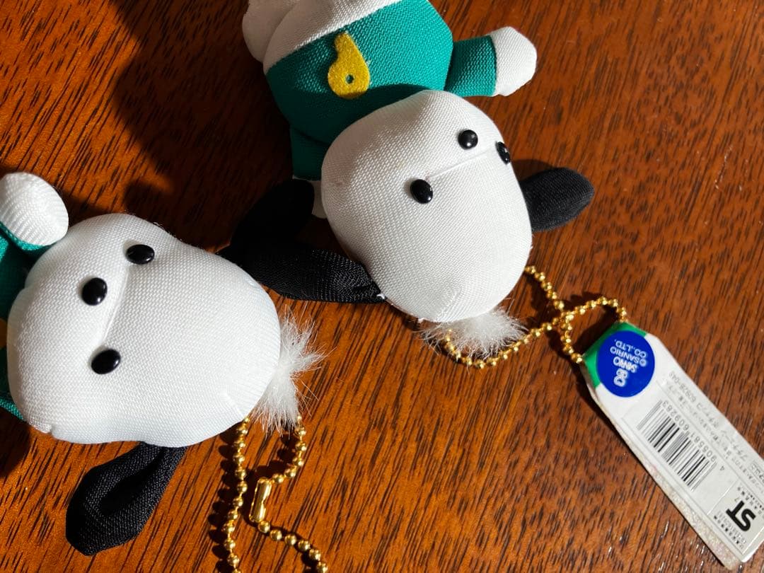 激レア ポチャッコ マスコット2点セット ボールチェーンキーホルダー 1997年