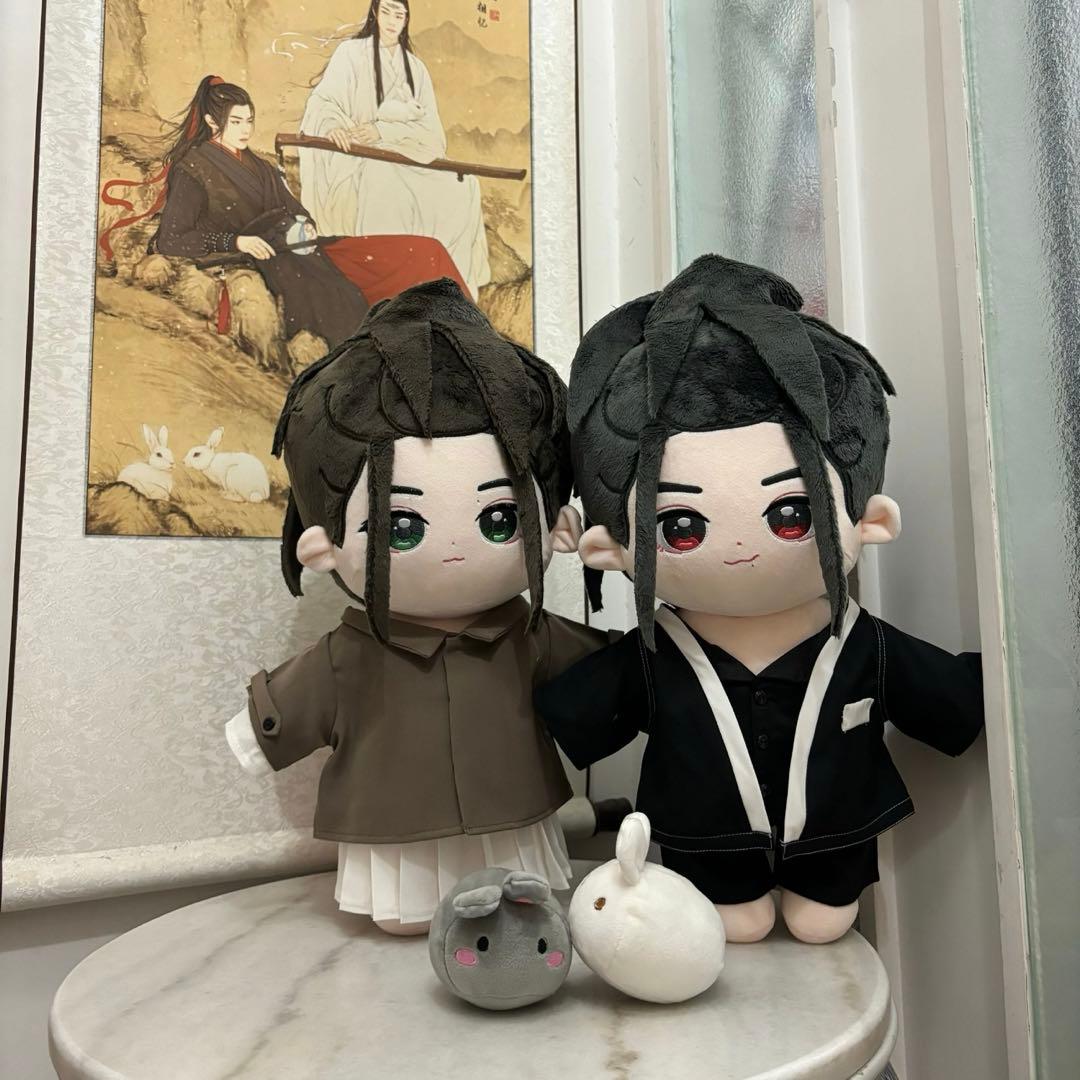 博君一肖40cmぬいぐるみ bjyx 王一博 肖战 时尚芭莎