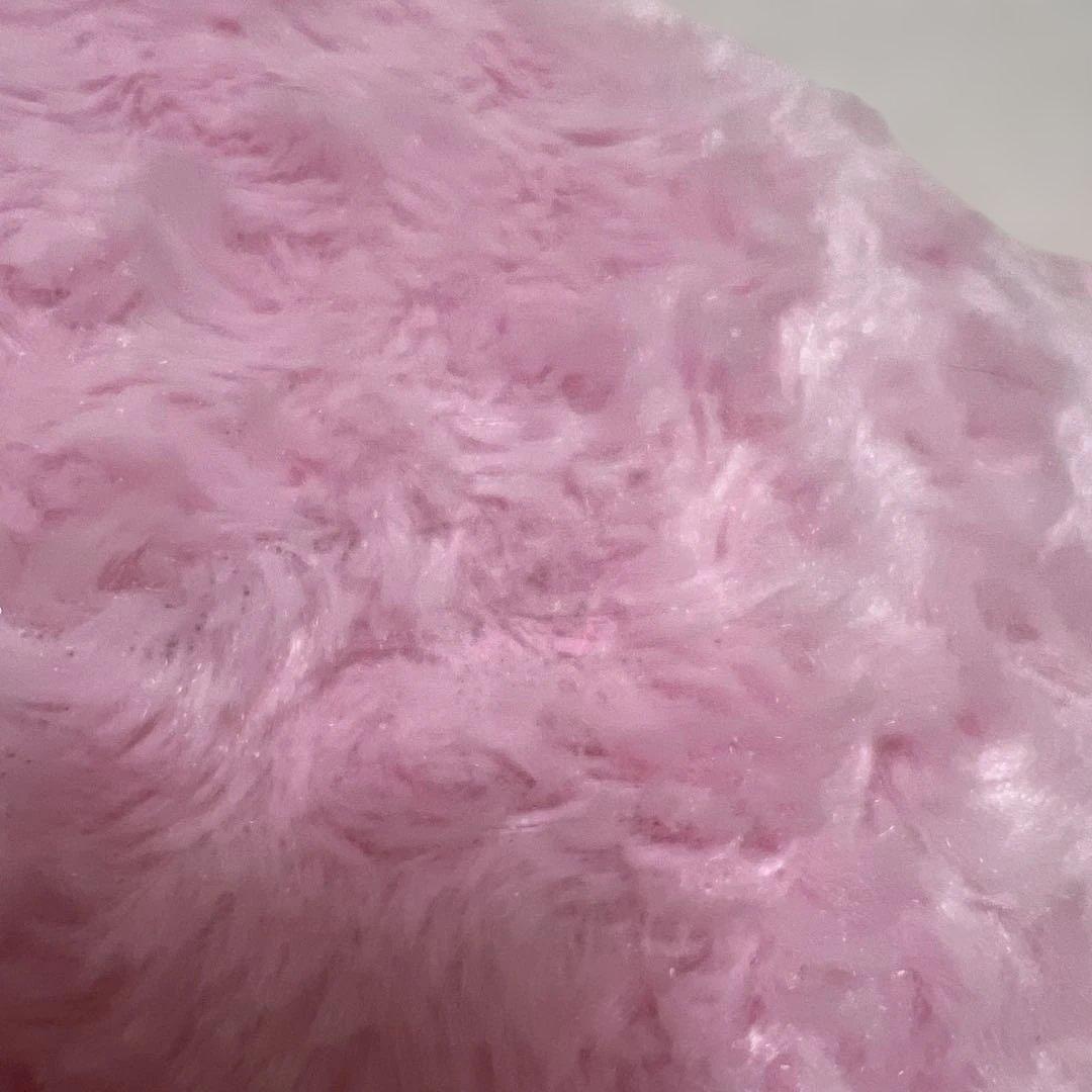 かおもじん　うさみみ＆ねこみみ　メガBIGぬいぐるみ　うさぎ　ぬいぐるみ　ピンク