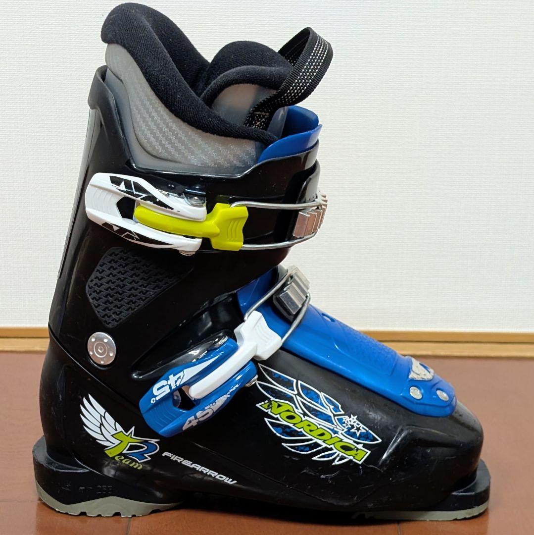 ​【ジュニア スキー4点セット】板117/靴21.5/ポール/ケース