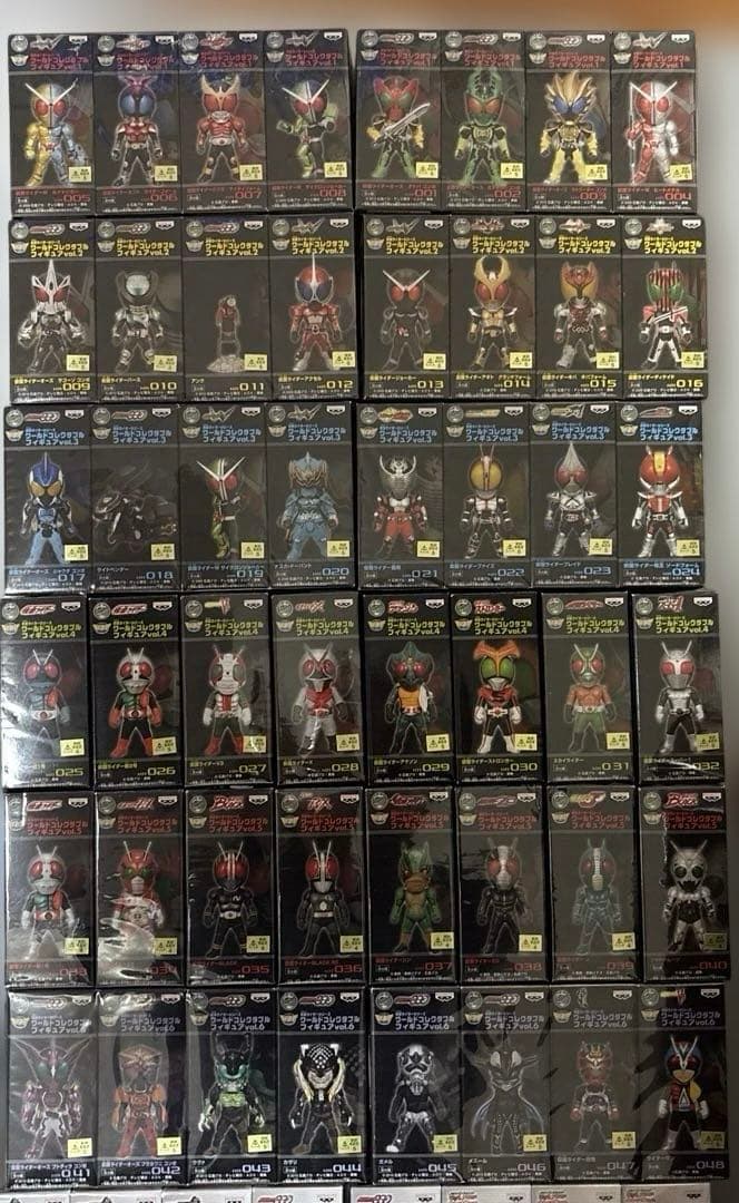 仮面ライダー フィギュア セット　ワーコレ　135個くらい