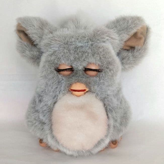 【稼働品】ファービー2 クラウディピーチ グリーン目 ドイツ語 2005