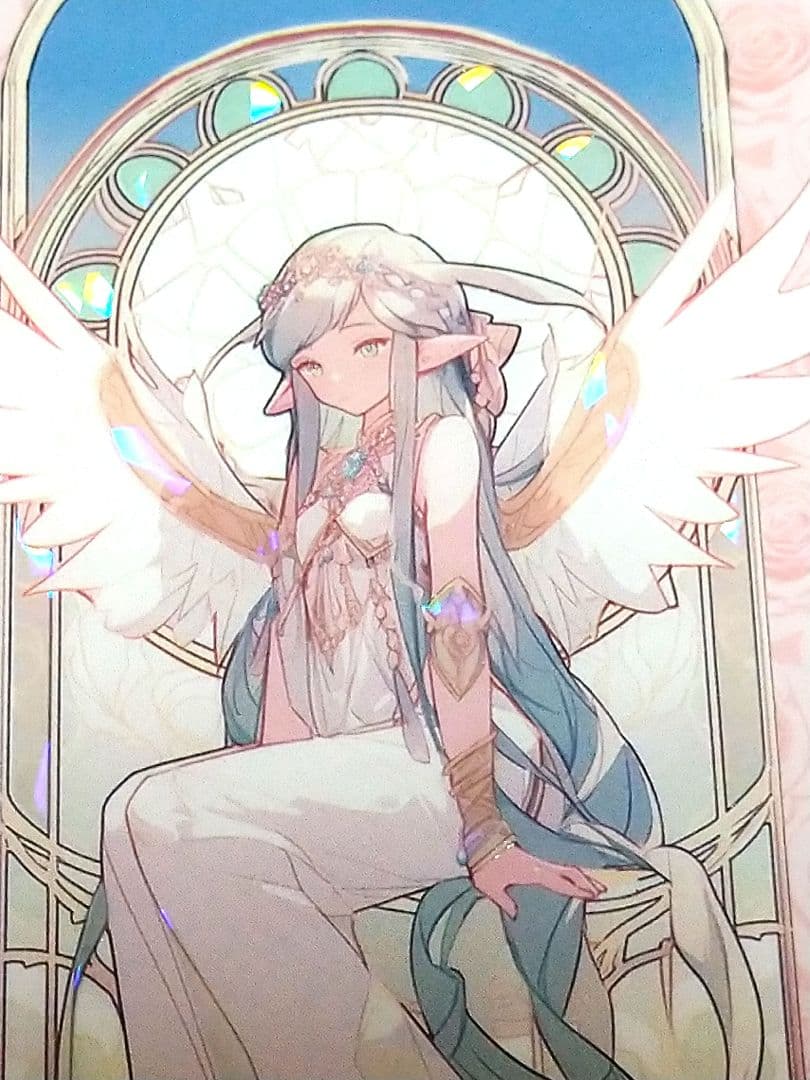 ラスト✩廃盤品✩J1050＃夕月幽境(贝壳光)切り売り海外人物女の子AIマステ