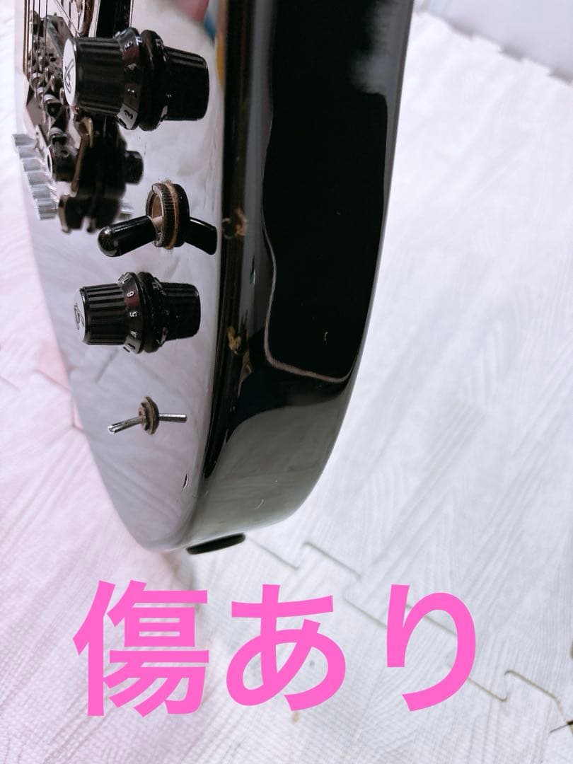 Fender テレキャスター ブラック 動作しますがジャンク品扱い