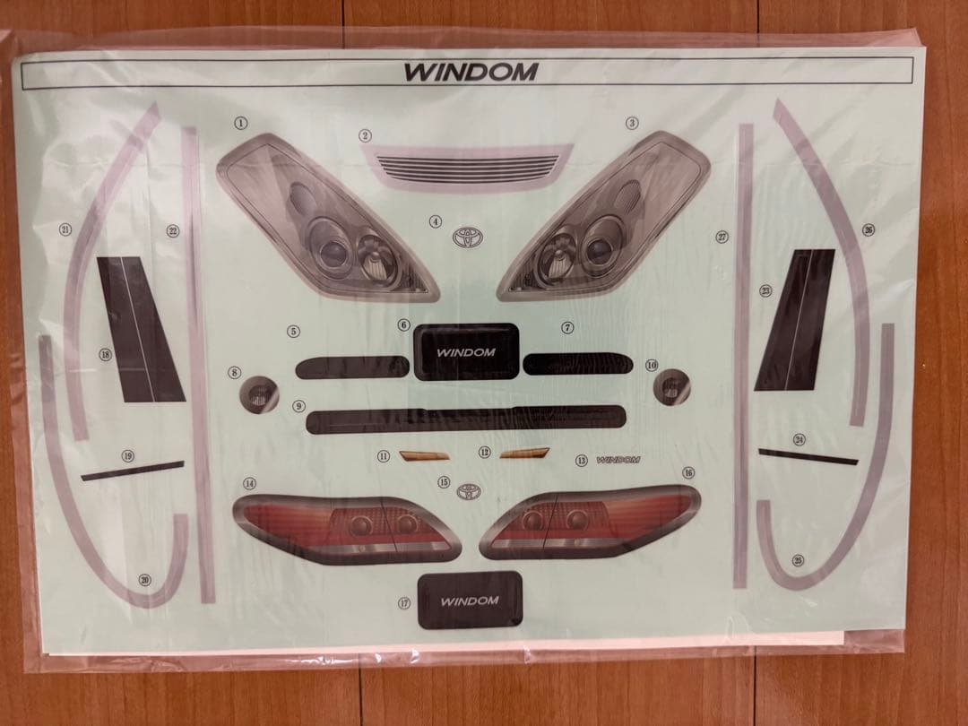 トヨタ　WINDOM 店頭レプリカ　ホワイトパール