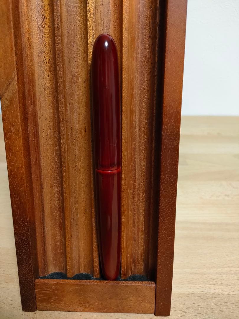 ★12月2日まで★中屋万年筆 赤溜 17mm