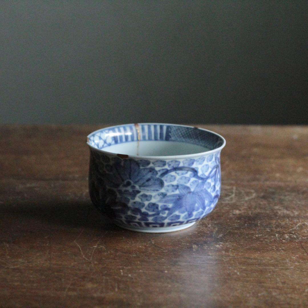 古伊万里 染付 茶碗 古美術 古道具 アンティーク