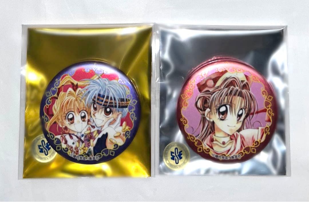 りぼんカフェ 70周年 神風怪盗ジャンヌ キラキラカンバッジ A B