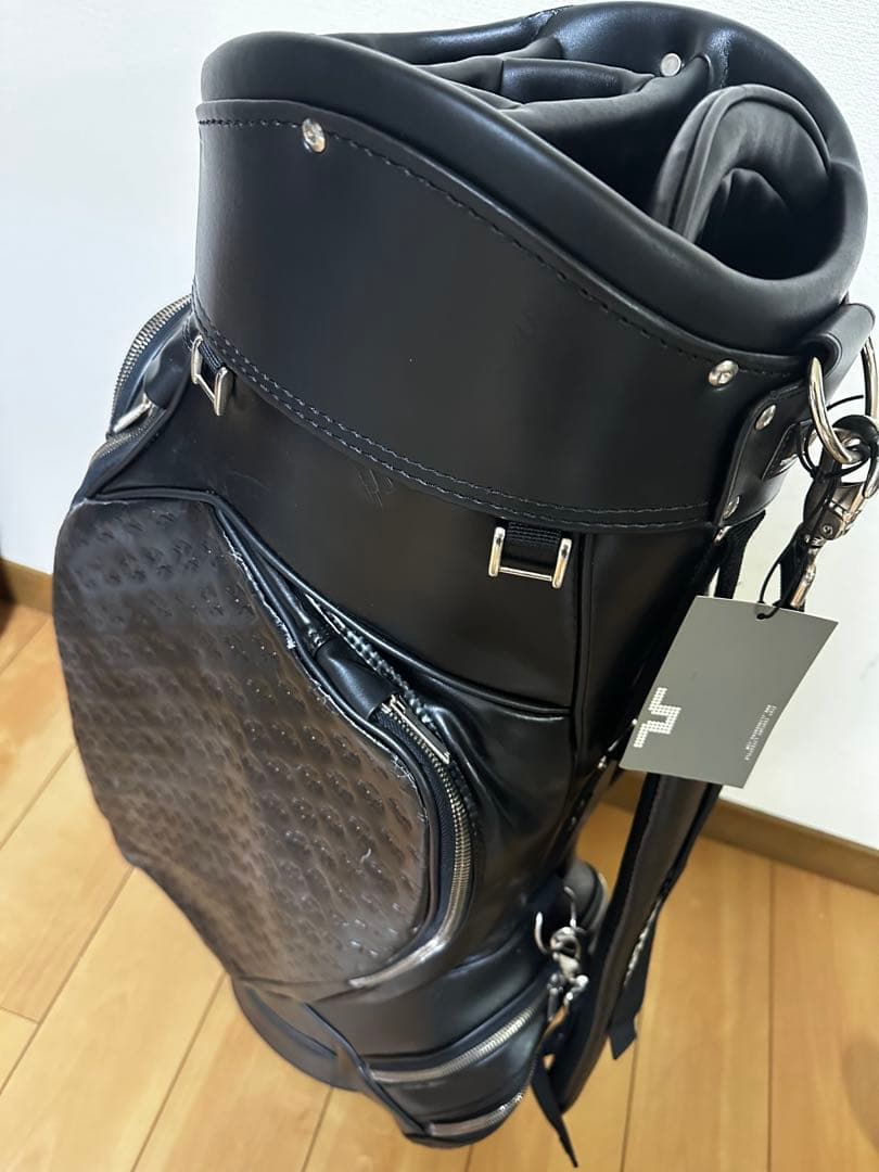 J.LINDEBERG ブラックゴルフバッグ