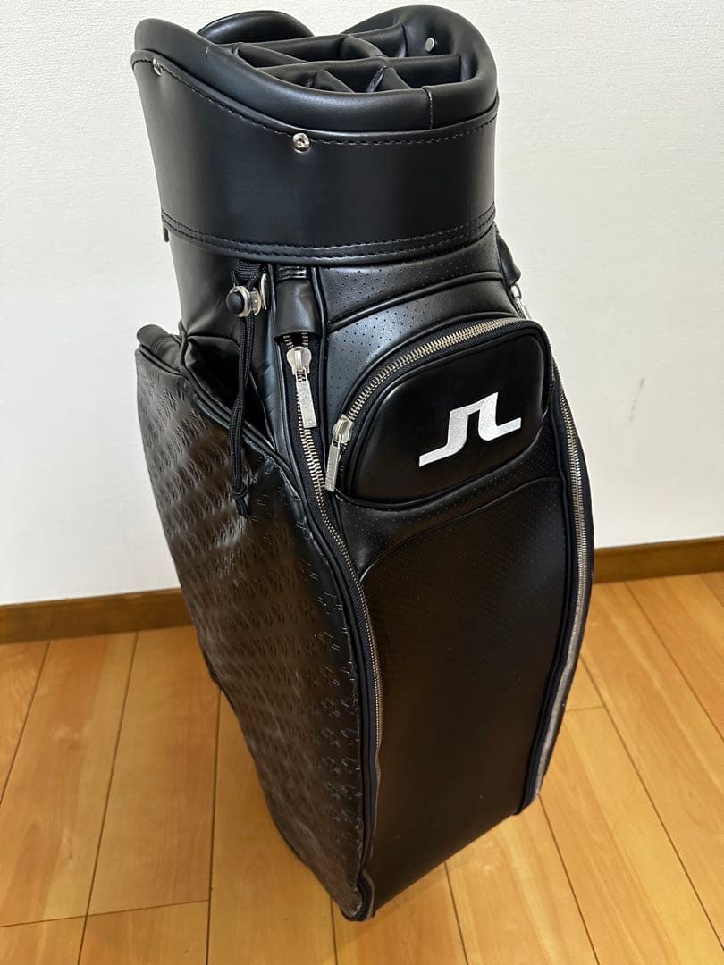 J.LINDEBERG ブラックゴルフバッグ