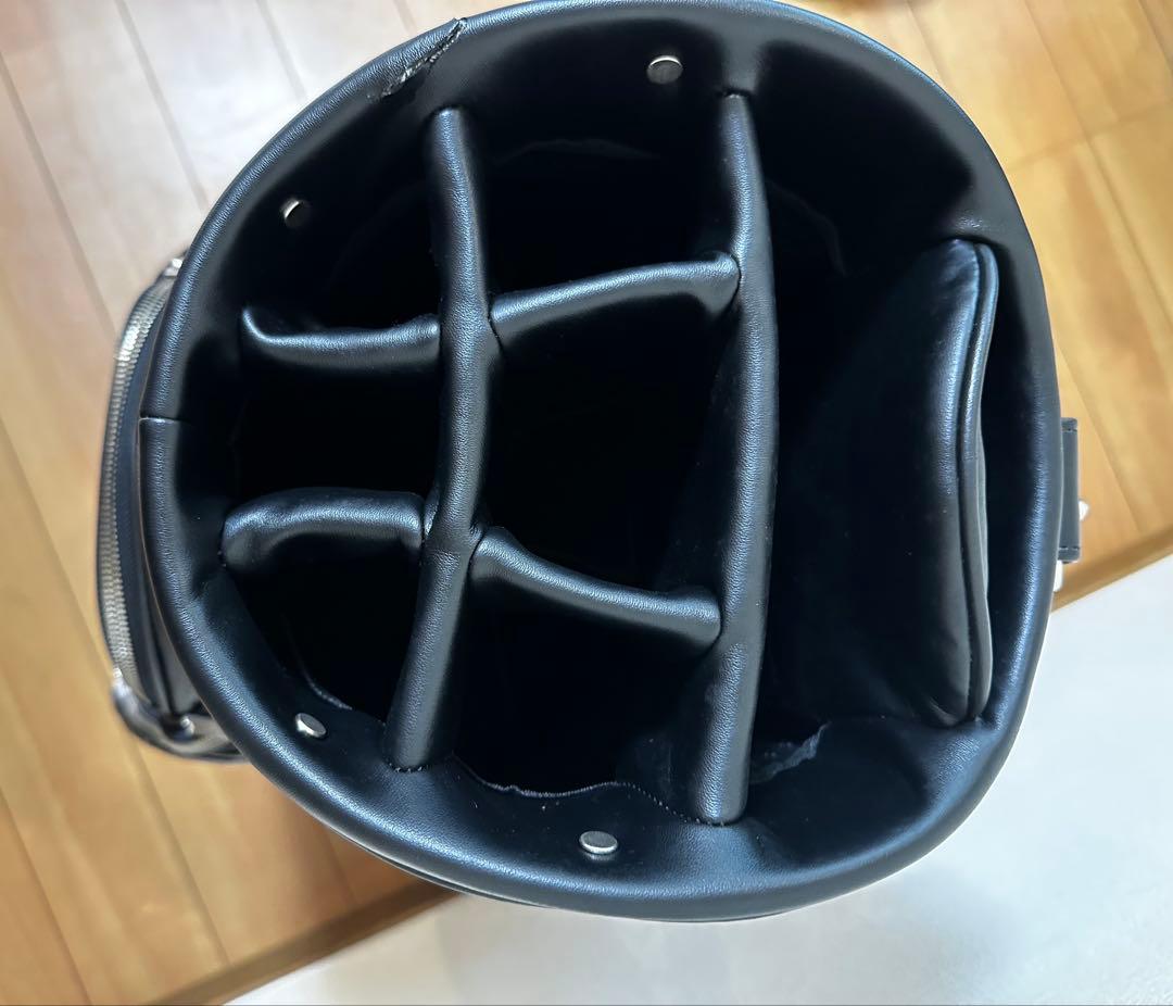 J.LINDEBERG ブラックゴルフバッグ