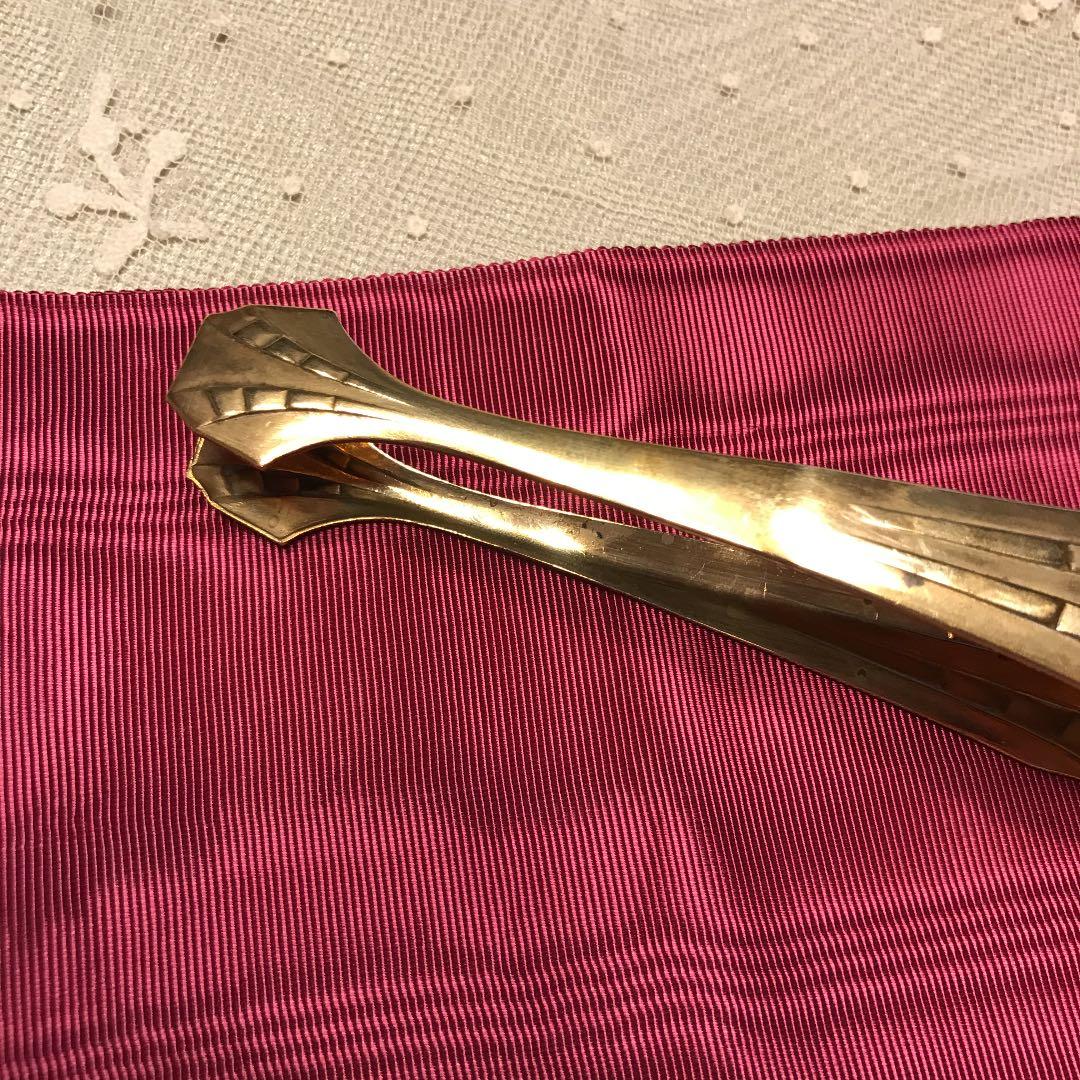 シュガートング 真鍮製  角砂糖掴み フランス19c末   値下げしました