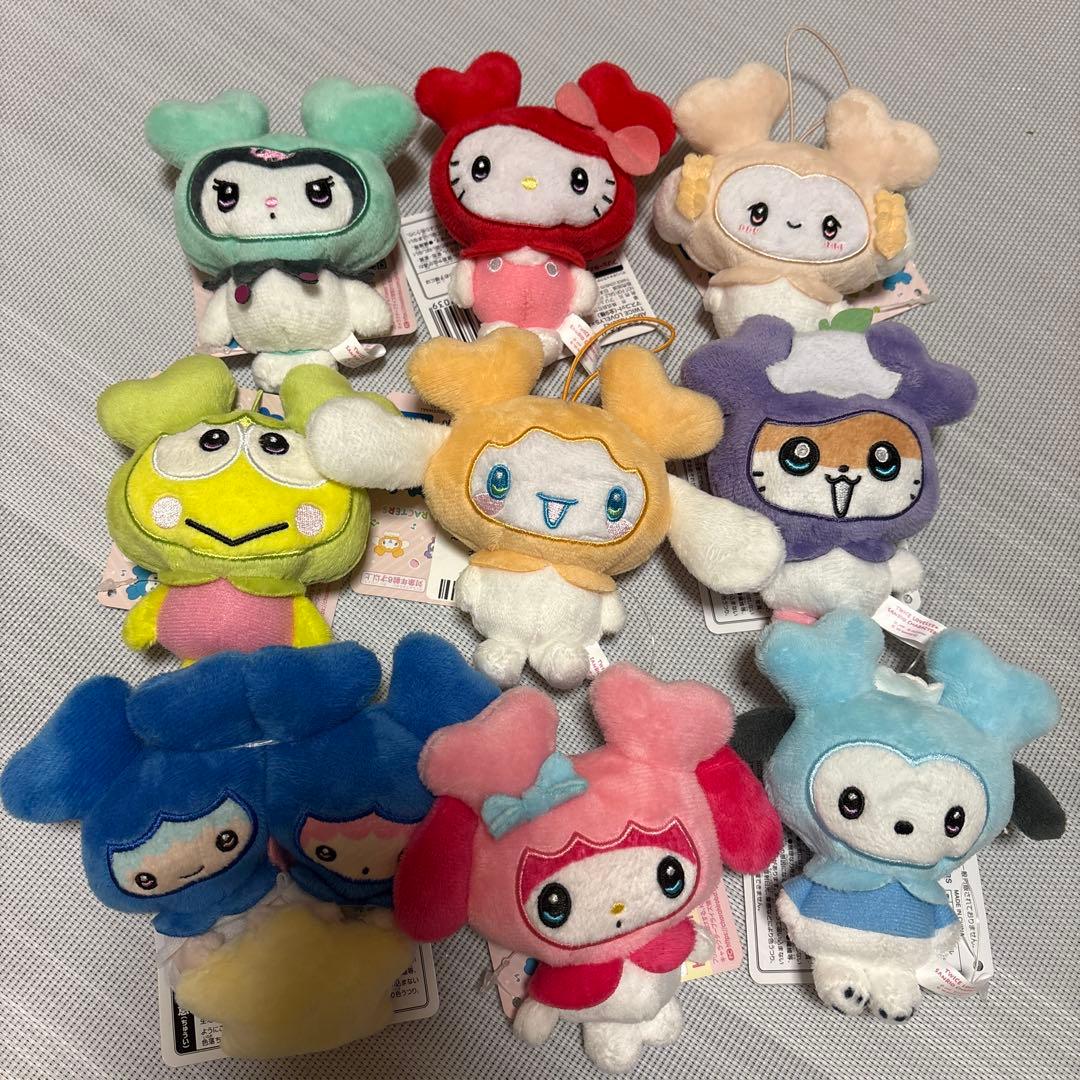 【新品未使用品】TWICE LOVELYS×GIGO サンリオ 9種コンプセット