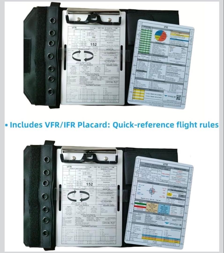 Crystal Pilotフライトパッド6Plus タブレットニーボード