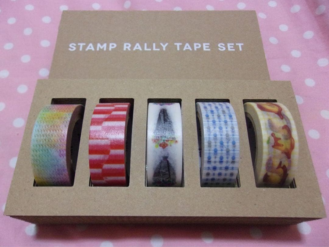 mt イベント スタンプラリー プレゼント テープ 5巻セット マスキングテープ