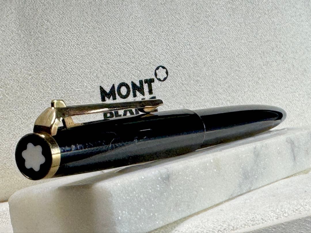 【極美品】モンブラン No380 ハンマートリガー・ボールペン ブラック