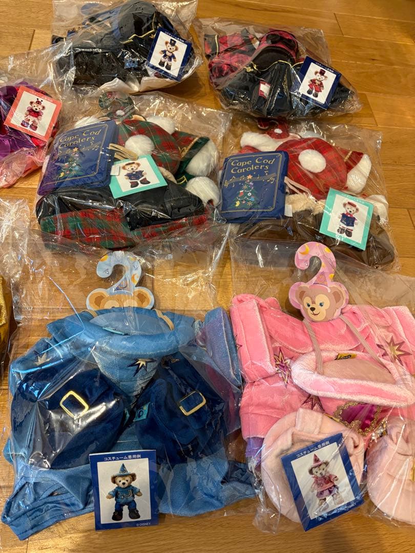 ダッフィー シェリーメイ コスチューム おまとめ ぬいぐるみ 衣装 着せ替え