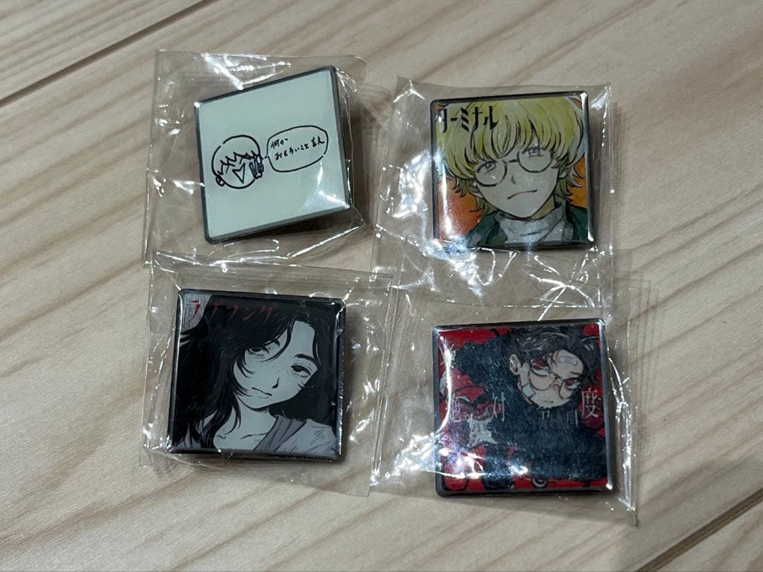 なとり ピンバッジ 4種類