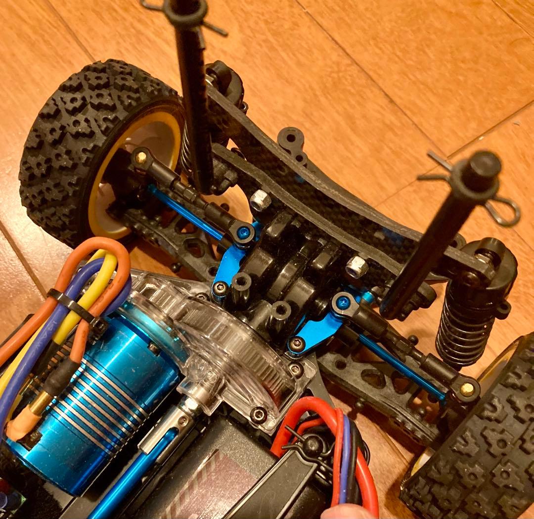 TT02 type-S足/未舗装OK高ストローク仕様 スリッパー装備インプレッサ