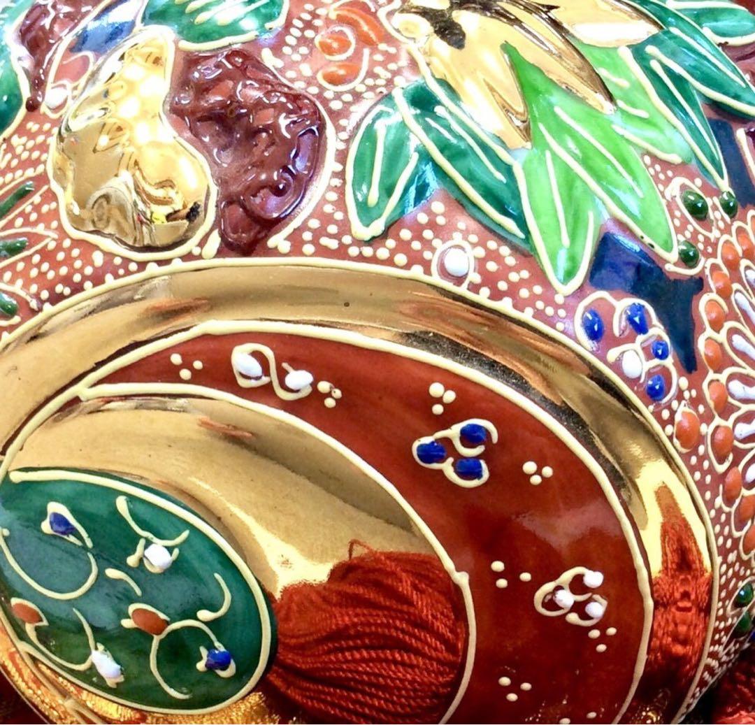 願いを！九谷焼 打ち出の小槌 置物