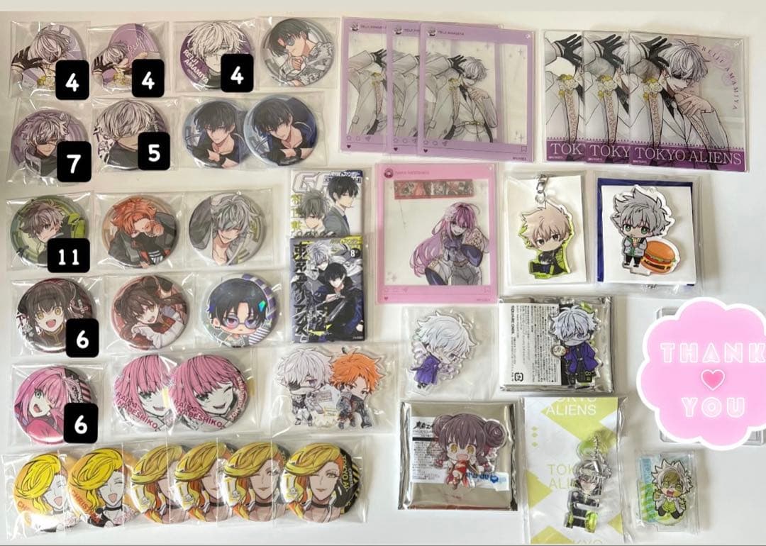 東京エイリアンズ 雨宮 天空橋 クリカ ポスカ 缶バッジ