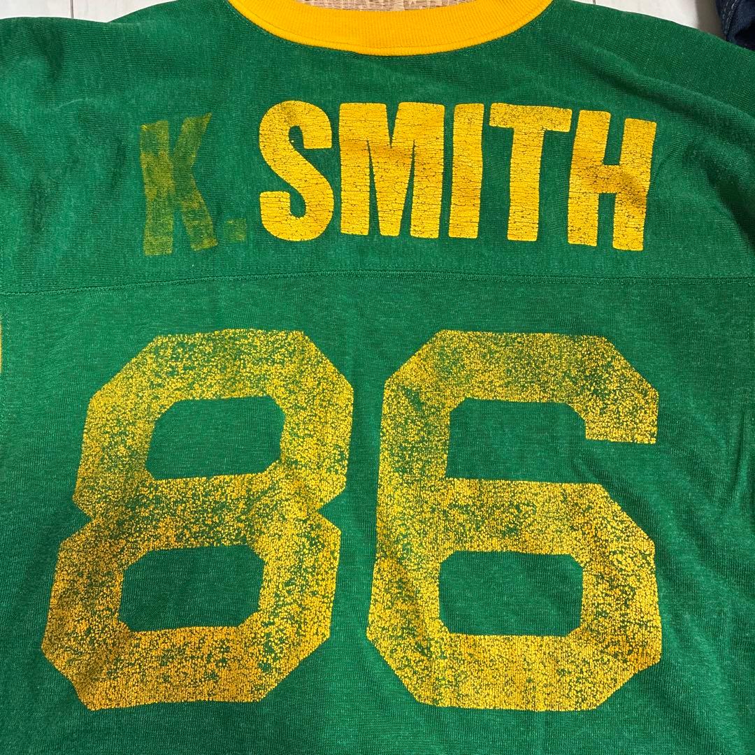 チャンピオン　アメリカンフットボールシャツ ビンテージ　トリコタグ