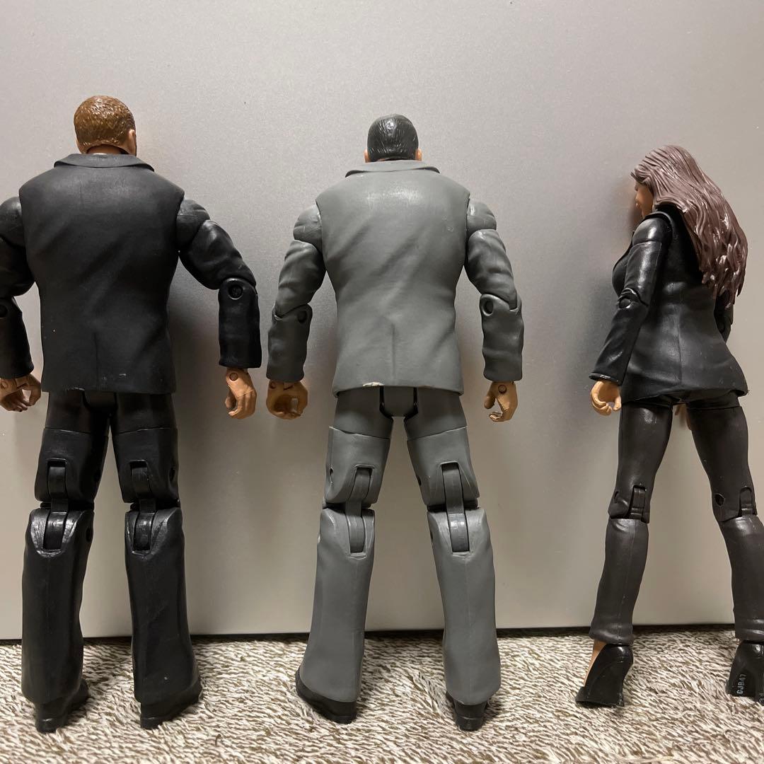 WWE マテル ヴィンス マクマホン トリプルH ステフフィギュア 3体セット