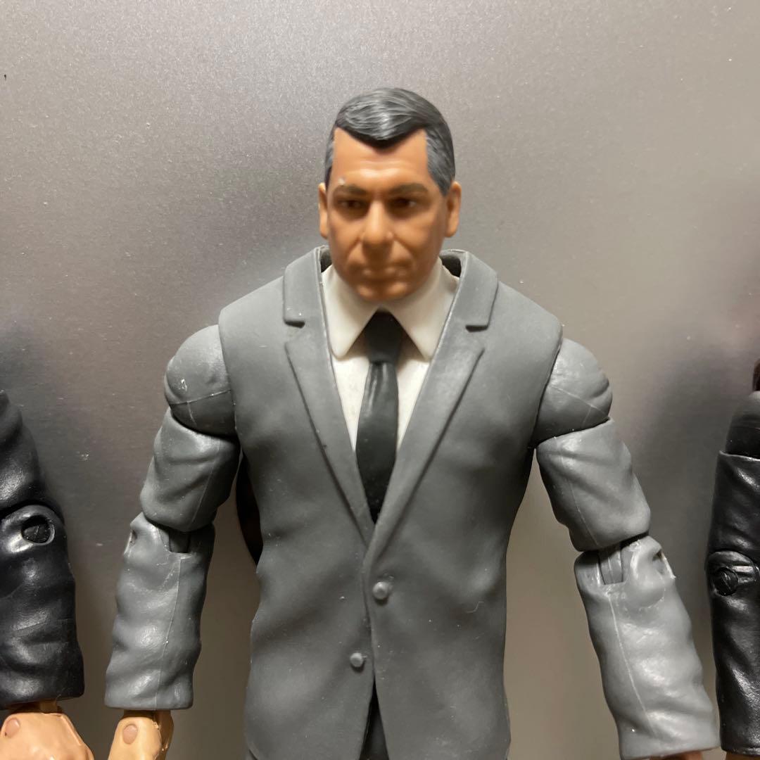 WWE マテル ヴィンス マクマホン トリプルH ステフフィギュア 3体セット