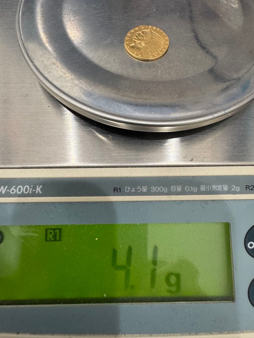 1914インディアン金貨　K21.6 2.5ドル 2 2/1