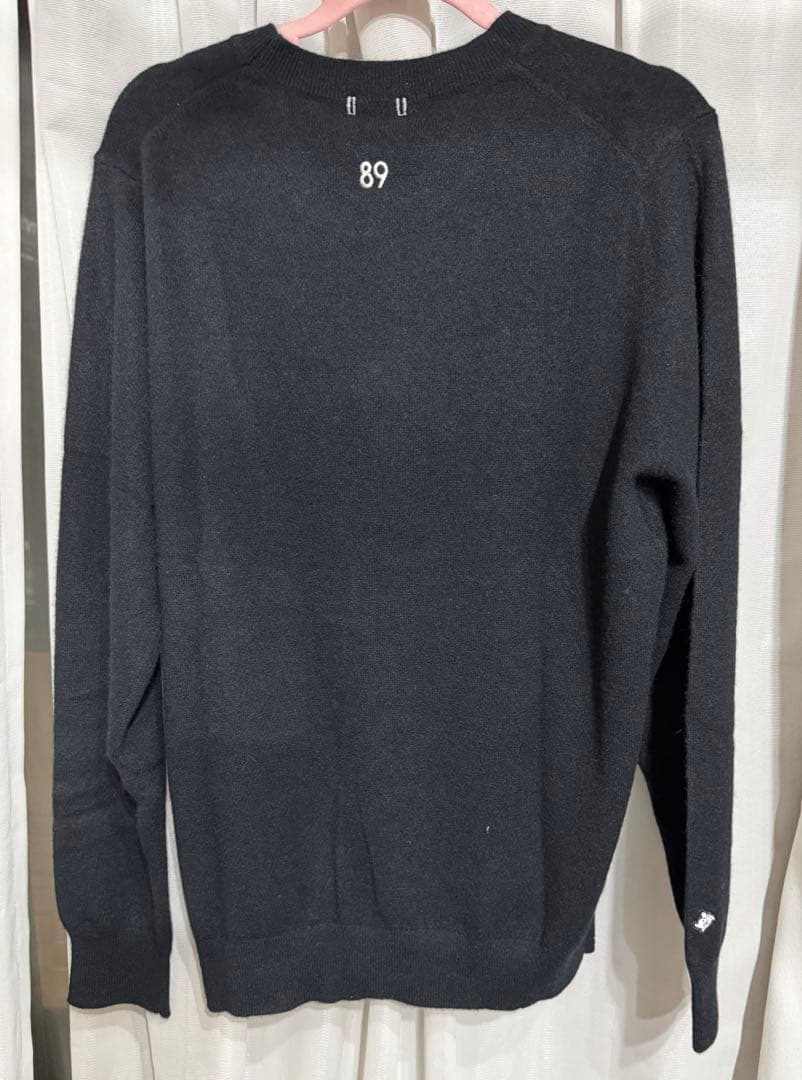 未使用PEARLY GATESカシミヤ100% クルーネックニット 黒 サイズ5