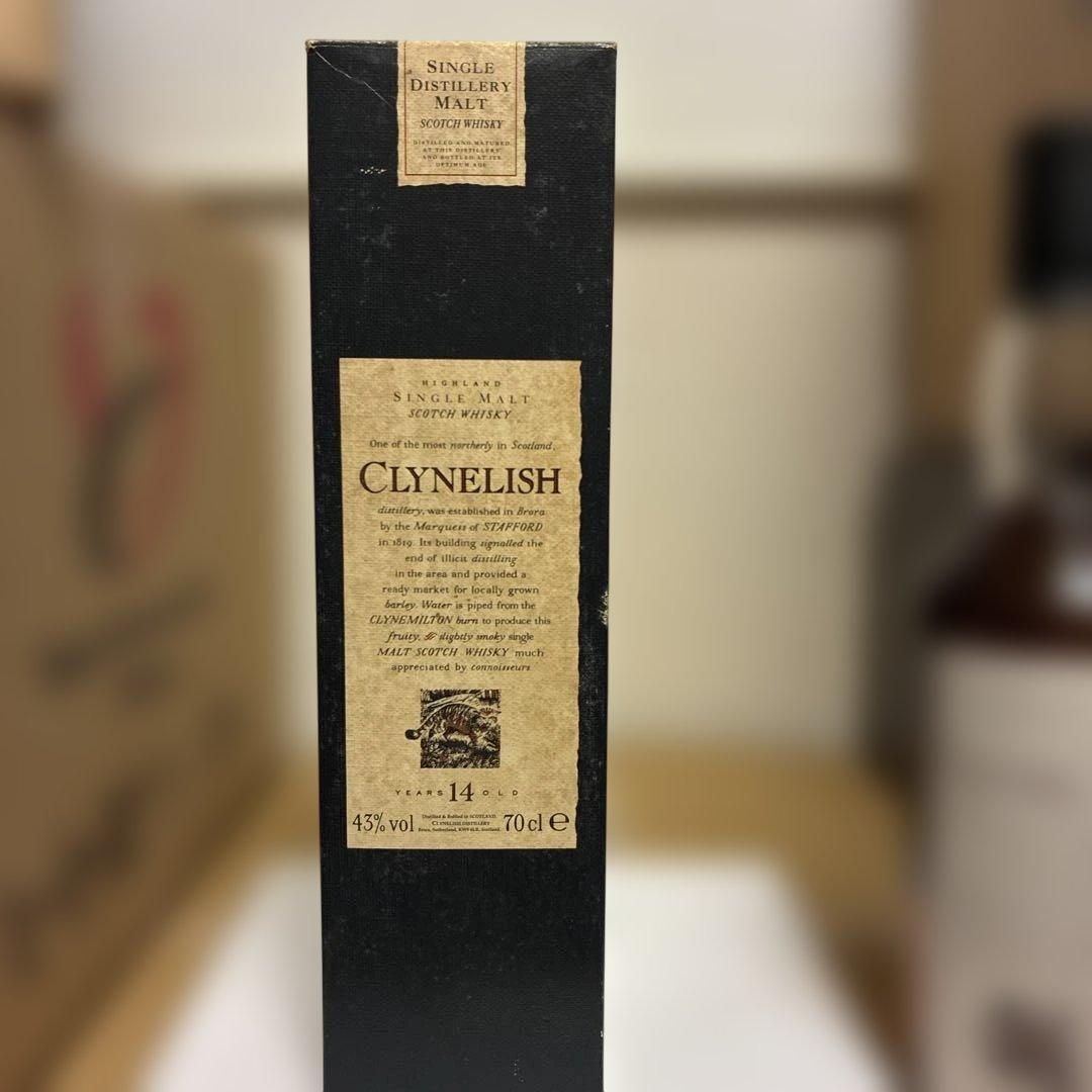 花と動物シリーズ　クライヌリッシュ14年　43% 700ml