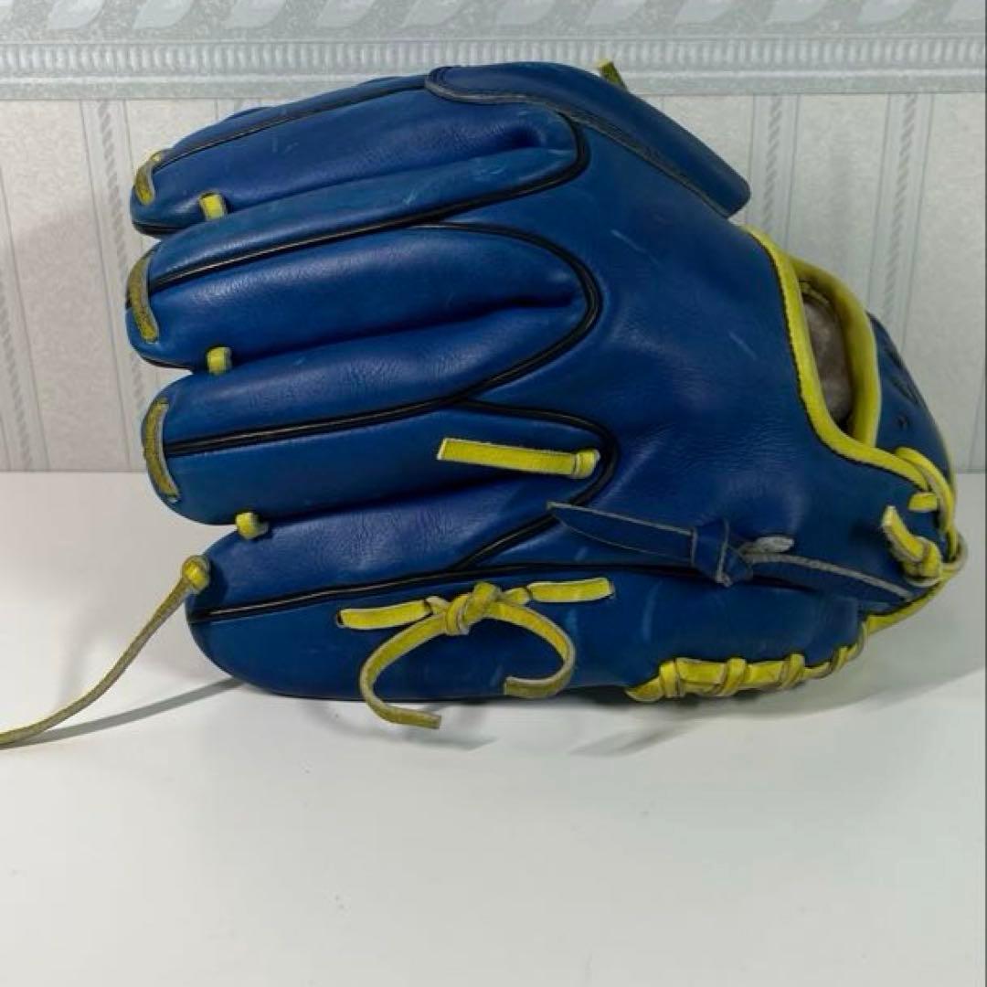 Mizuno ミズノ 投手用グローブ 軟式グローブ 青