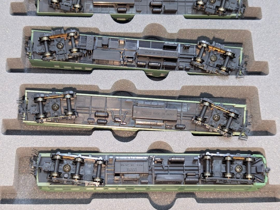 KATO　特急 はと 青大将編成　７両　全車室内灯　Nゲージ