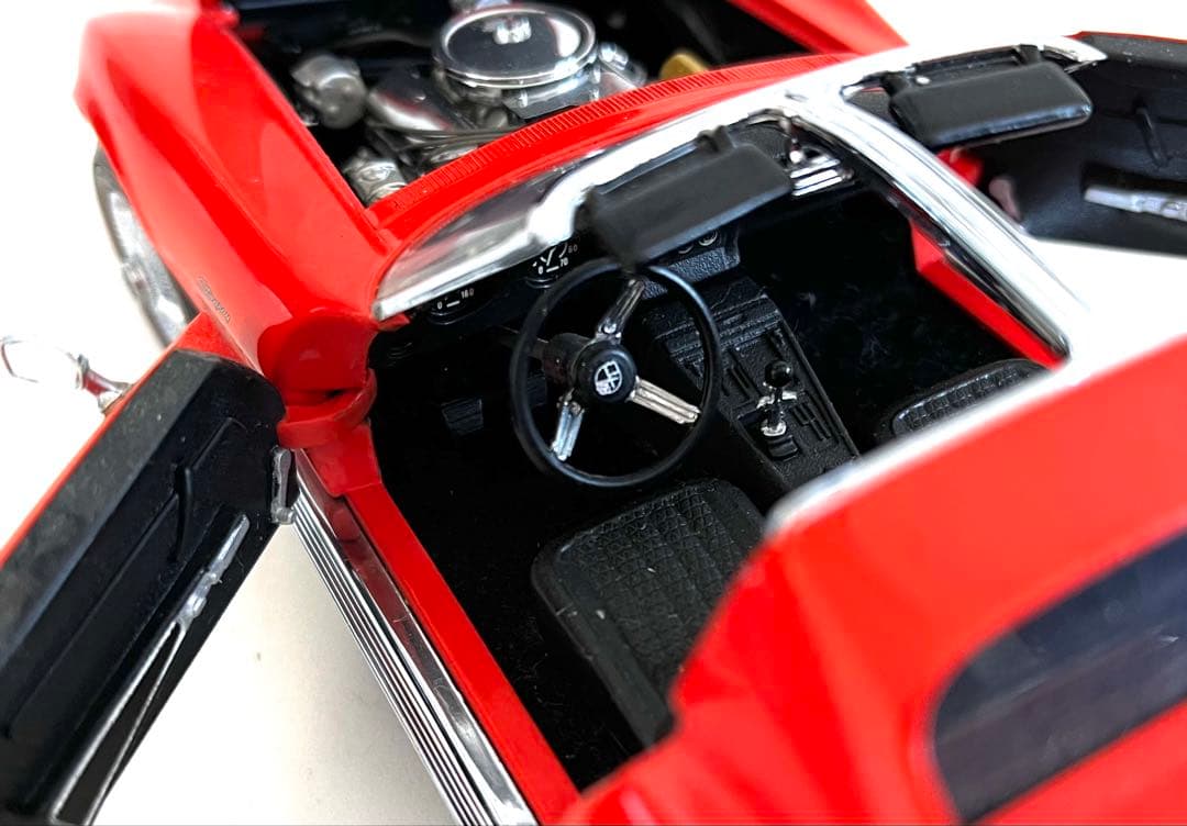1/24(25) シボレー C3 コルベット スティングレイ　朱色