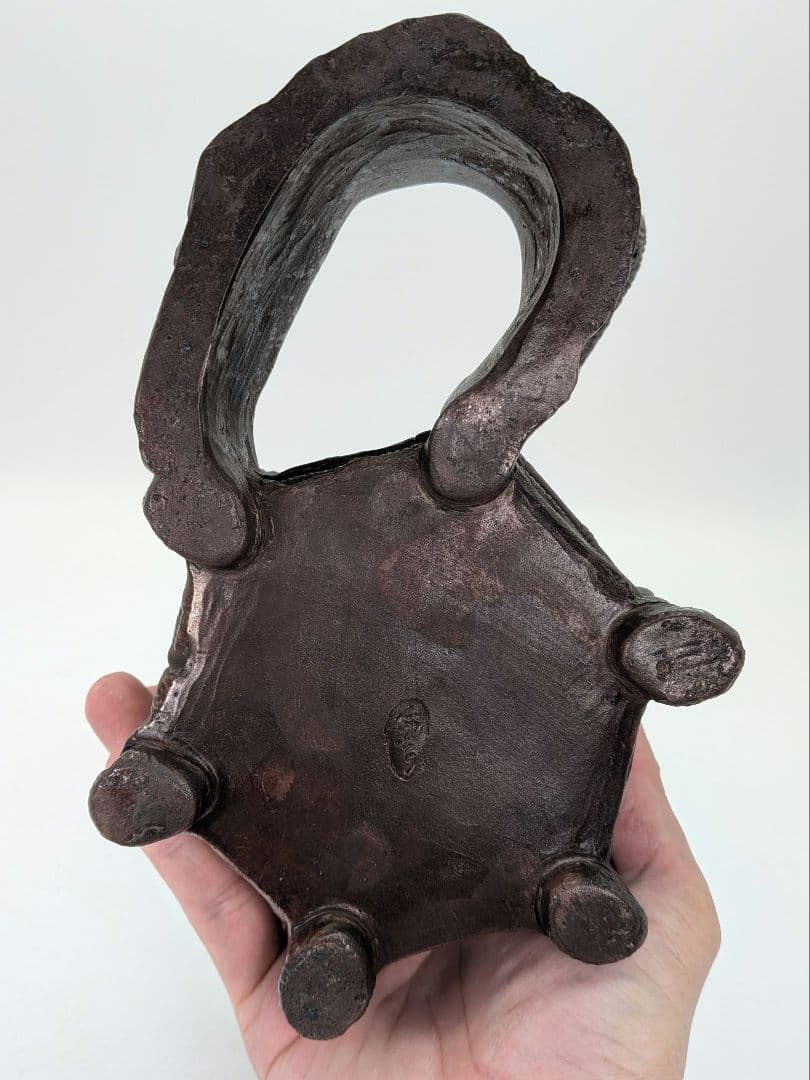 明治大正期 備前焼 葛屋香炉 合箱 香爐 酉摘み 在銘 香道具 抹茶道具 茶器