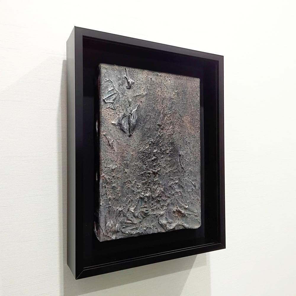 内野隆文　抽象画　アクリル画　サムホール　絵画　現代アート　美術作品　真作