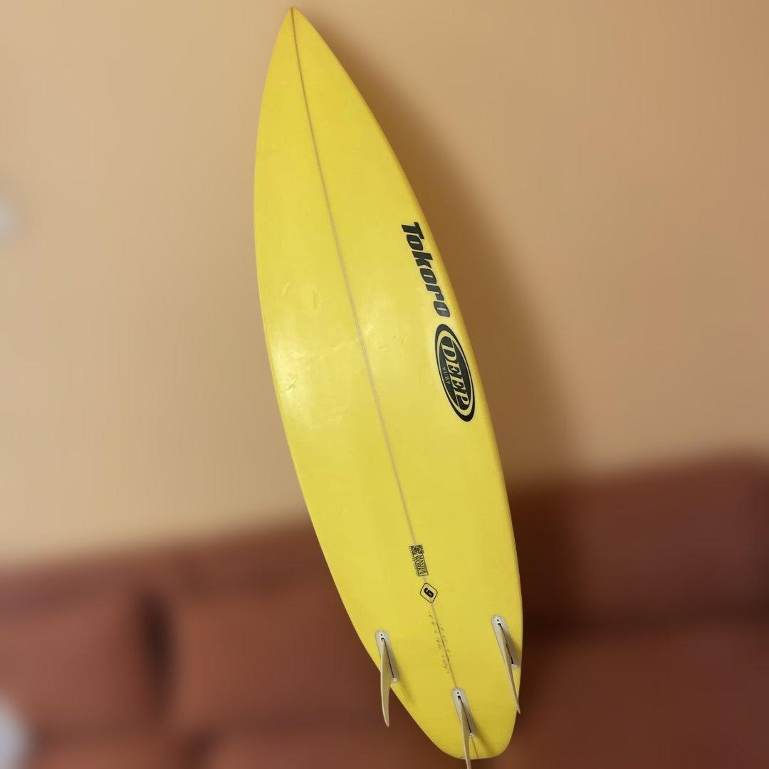 【湘南地域】Tokoro イエローショートボード　6.0
