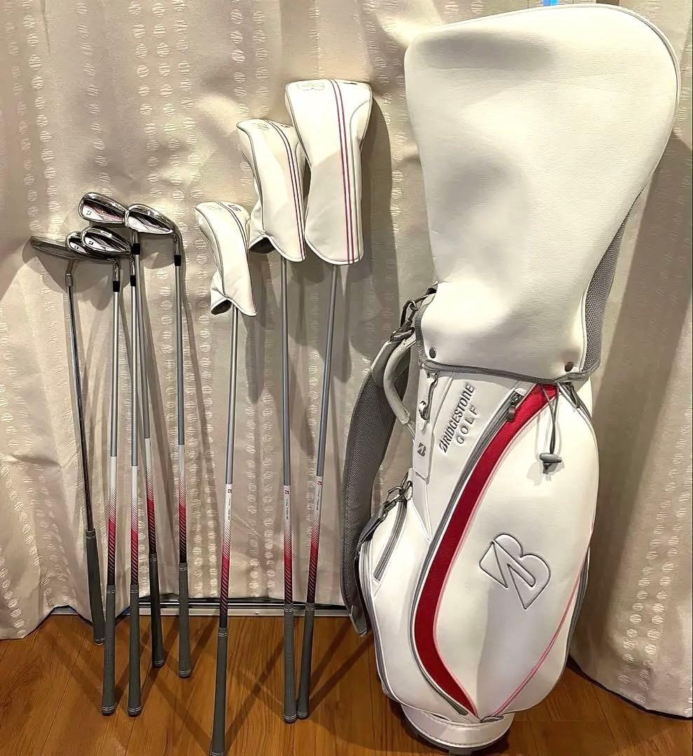 ブリヂストン レディース　ゴルフクラブ　セット　（8本）　キャディバッグ付き
