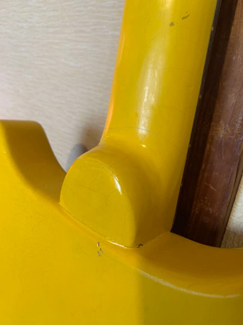 レスポールJr DC TVイエロー　ラッカー塗装　レリック