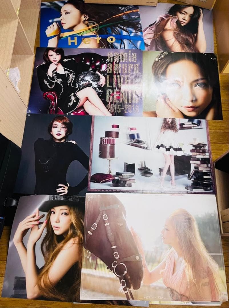 安室奈美恵ポスター17種18枚セット!!B2サイズ大判515mm x 728mm