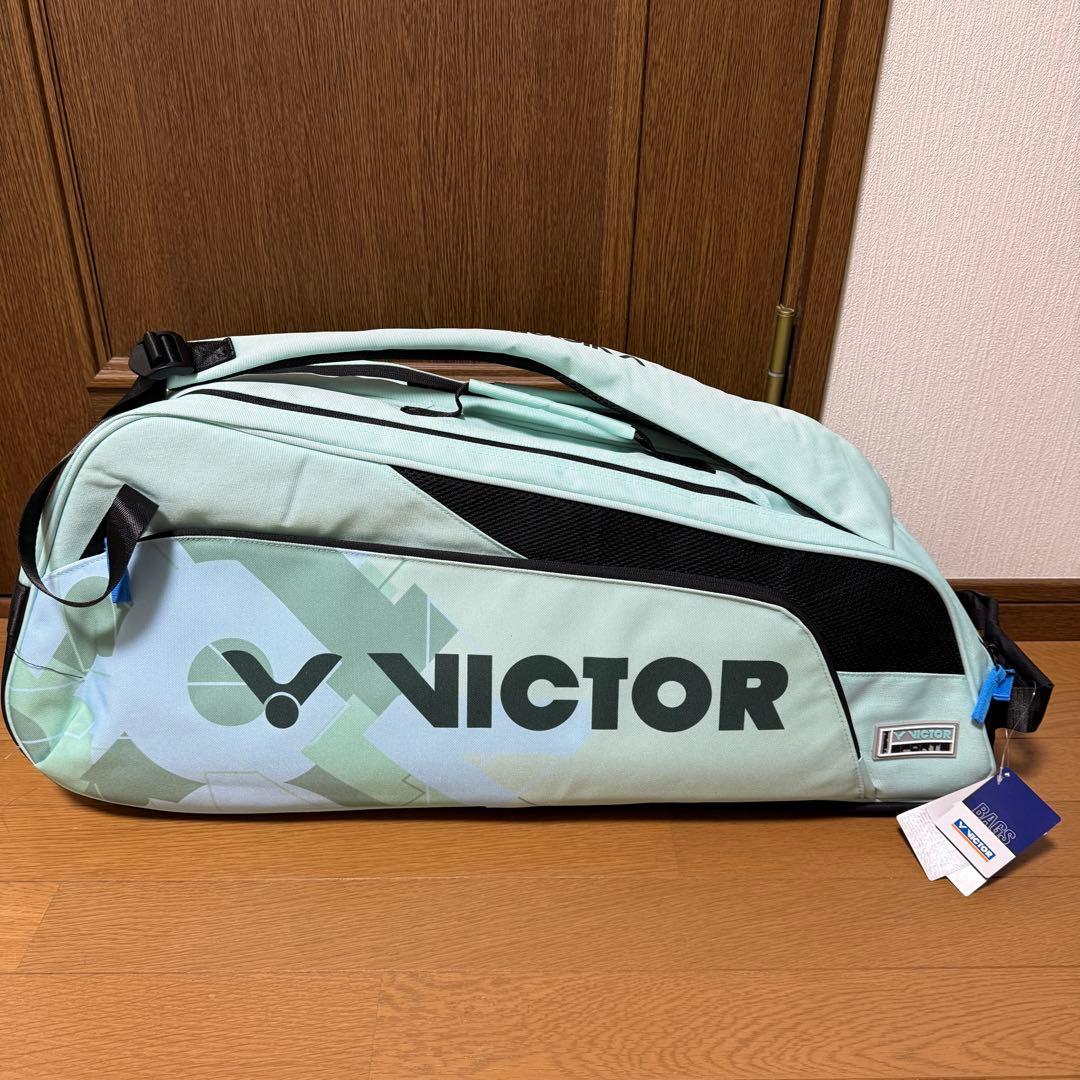 VICTOR バドミントン ラケットバッグ　ミントグリーン