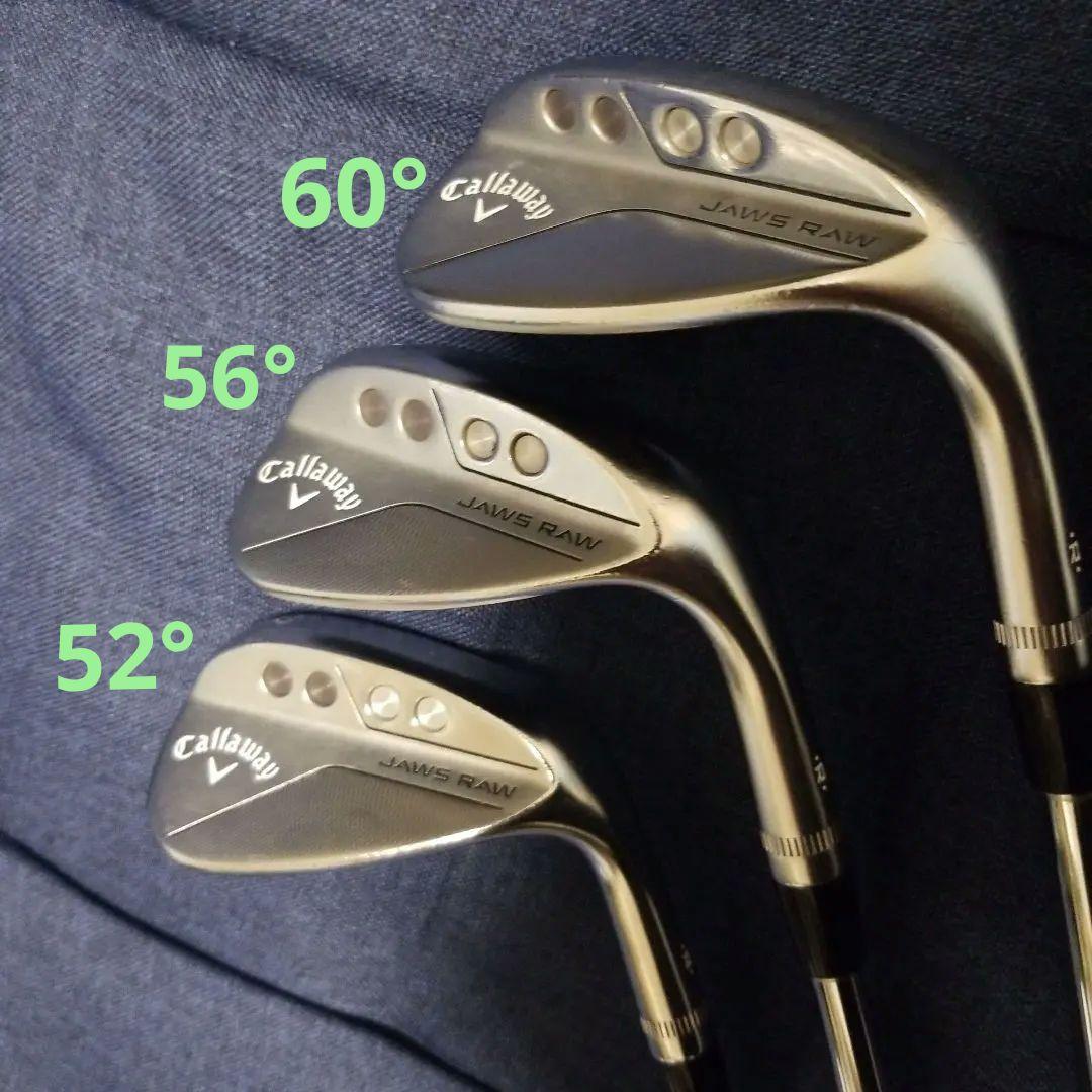 週末限定価格◆キャロウェイ◆　JAWS RAWウエッジの3本セット