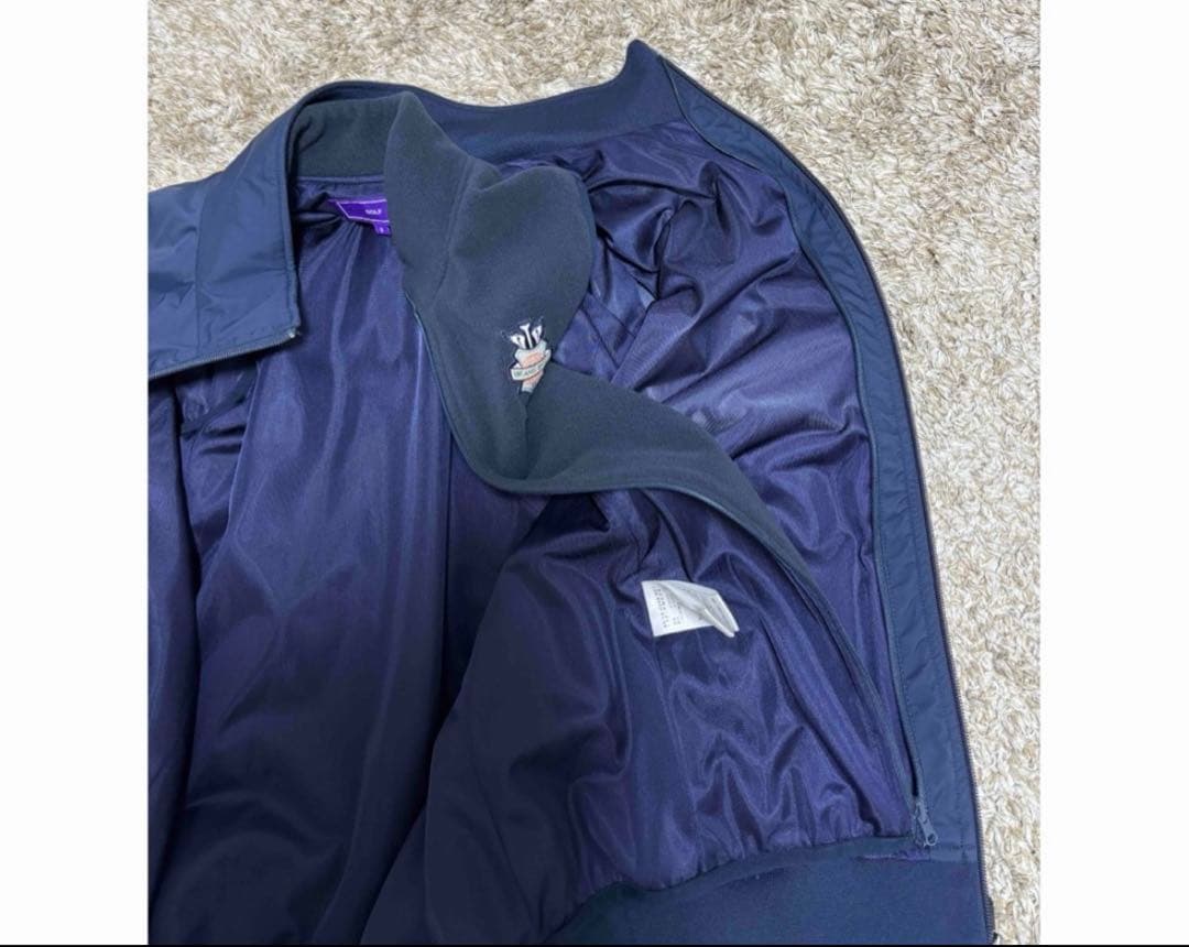 BEAMS GOLF メンズ ゴルフ ブルゾン ベスト S ネイビー