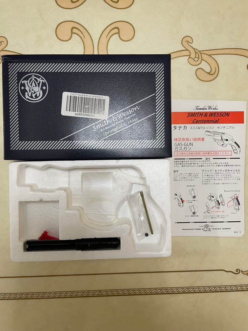 タナカ S&W M442 センチニアル HW ガスガン
